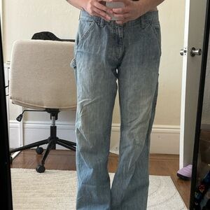 Low rise carpenter jeans
